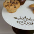 Marble Cake Stand with Mother of Pearl Inlay